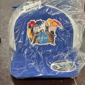 Friends TV Logo Blue and White Baseball Cap